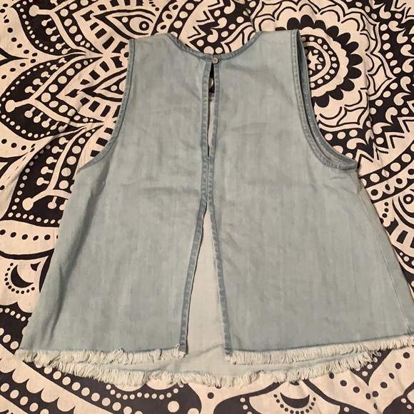 Aerie Denim Top - Picture 2 of 2